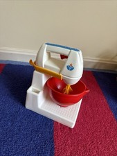 Vintage Fisher Price Fun With Food Mixing Center Stand Mixer Bowl 1987