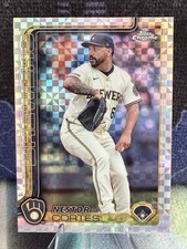 2025 Topps Chrome  Nestor Cortes X-Fractor #22 Milwaukee Brewers