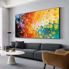 Hand Painted Abstract Oil Painting On Canvas For Living Room Home Decor X418