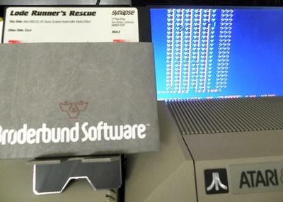 ATARI Synapse Load Runner's Rescue Disk 2 400/800/1200XL/1450/XF551/822/130XE