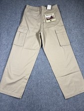 Vintage 90 s Bugle Boy Khaki Cargo Pants Mens 34x30 Beige Straight NOS