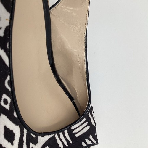 Nine West Women's Ikat Slingback Peep Toe Wedge Sandals Size 8 - Picture 9 of 10