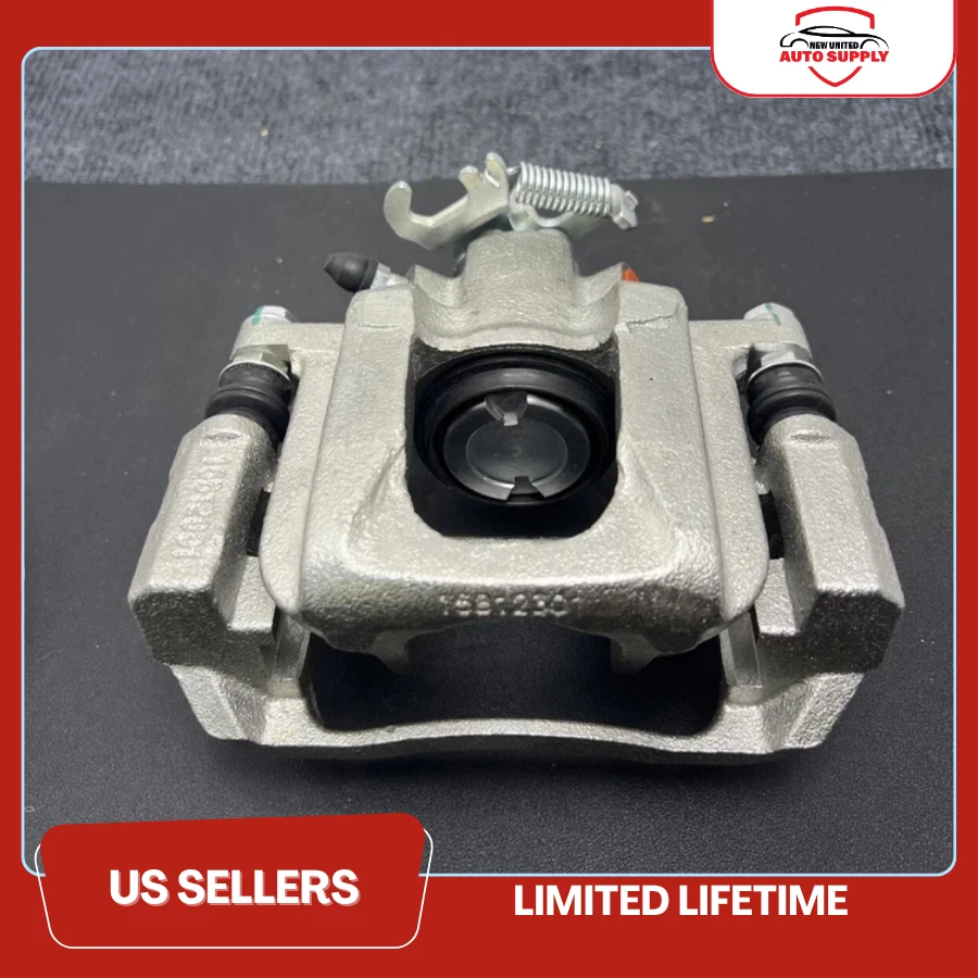 Pinza de freno trasera izquierda con soporte para Chrysler Town & Country, Dodge Grand Cara Foto 2 de 4