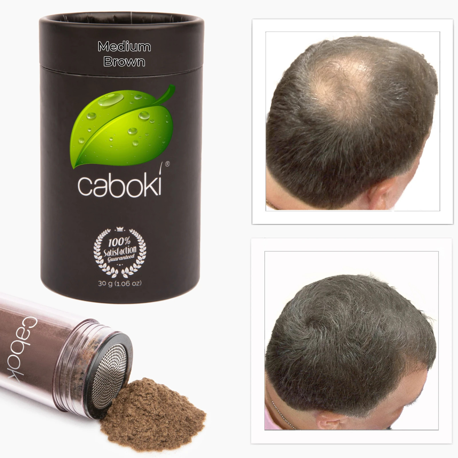 Caboki Hair Building Fibers 30g Bottle - Pick Shade -Best Ha