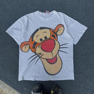 Tigger Retro Graphic Tee Unisex Big Face Cartoon Vintage Gift T-Shirt