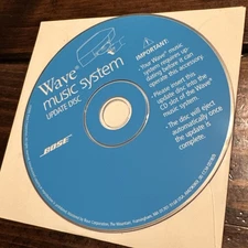 Bose Wave Music System Multi Disc Changer Update Disc OEM Tested Works