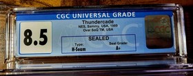 1989 Thundercade Nintendo NES Sammy CGC 8.5 A+ Sealed New H-Seam