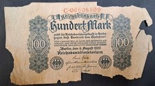 1922 Germany 100 Mark P75, C.06608509.