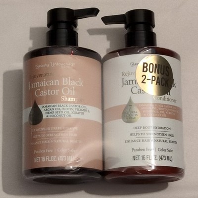 Beauty Untouched Jamaican Black Castor Oil Shampoo Conditioner Paraben-Free 16  