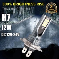 12V-24V High Power LED Headlight Bulbs, 26000LM, 6000K, IP67, Plug Play