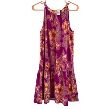 LOFT ANN TAYLOR Dress Small Mosaic Mini Halter Swing NWT Sleeveless Stretch