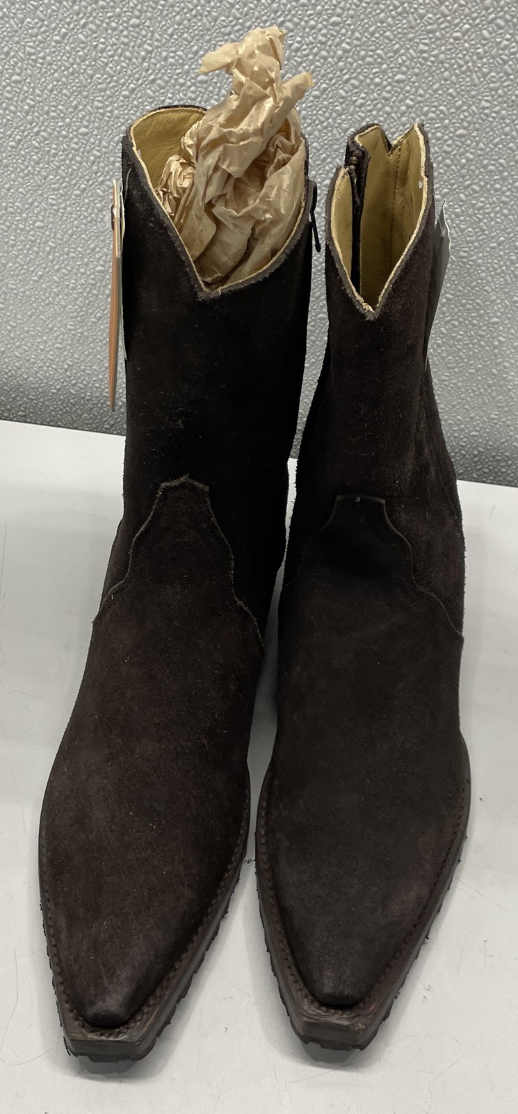 Stetson Women's Daphne Boots Brown Snip Toe Size 9.5