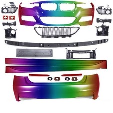 Sport-Bodykit Vorne Schweller Hinten LACKIERT passend für BMW F30 Serie/ M-Paket