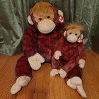 Vintage 2000 TY Beanie Baby Schweetheart Orangutan Buddy & Extra Large 25" Plush