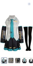 Comp 59 Anime Cosplay Costume Outfit Top Skirt Full Set Halloween Size SMALL