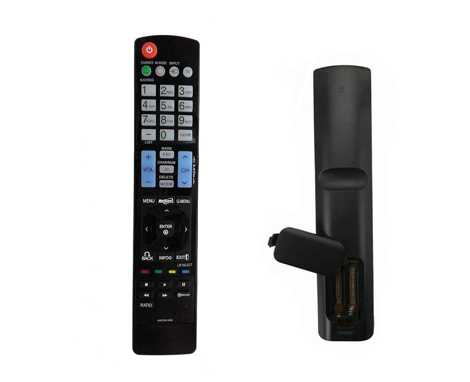 AKB72914036 Replace Remote for LG TV 37LD450 60PX950 32LV3400 55LX9500 22LE5500