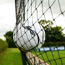 VOLLEYBALL BASKETBALL 4" SOCCER BARRIER NETS BACKSTOP 30’x 17’  BLACK UV TREATED