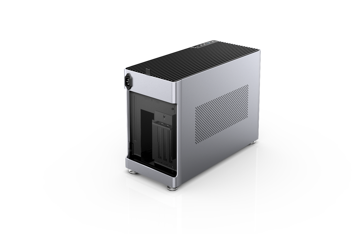 JONSPLUS i100 pro シルバー ガラスパネル Mini-ITX Jonsplus i100 Pro Mini-ITX Gaming Case, Unobtainium w