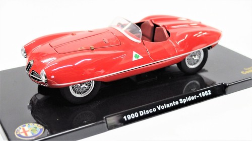 Modellino auto scala 1:24 alfa romeo disco volante diecast modellismo statico ce