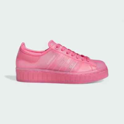 Womens Adidas Superstar Jelly Trainers ALL SIZES Pink FX4322 Brand  UK