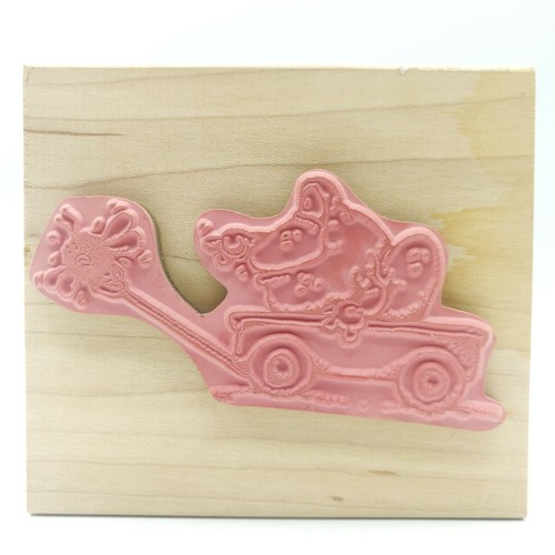 Sunday Intl "The Rest Is All Down Hill" Frog Rubber Stamp #AB02 Anthony & Burt - Picture 2 of 3