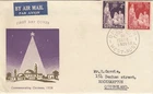 Stamps Australia 1958 Christmas pair on Guthrie specific cachet FDC addressed