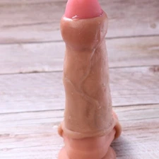 Male Reusable Condoms Penis Sheath Extender PenisSleeve Girth Enlarger Enhancer