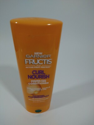 Garnier Fructis Curl Nourish Conditioner Coconut Jojoba Macadamia Oil 12 FL OZ