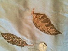 7 Yards High-End Embroidered Silk Drapery Material - 54  W