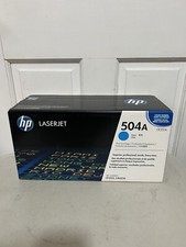 HP CE251A CYAN Toner Cartridge 504A CP3525 CM3530 - Genuine, New Sealed 1