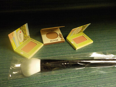 theBalm 2 Balm Springs Blush In Full Swing~ 1 Oliver Bronzer w/ Crown Brush