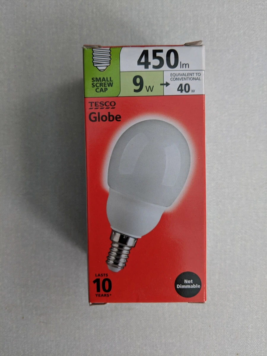 TESCO GLOBE 9W 40W SES FITTING