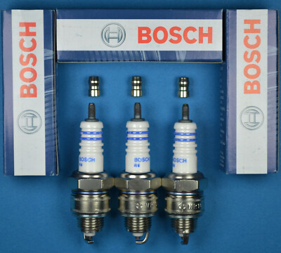 3x BOSCH WR10FC Zündkerze Hercules Saxonette Sparta Spartamet Classic Basic Mofa