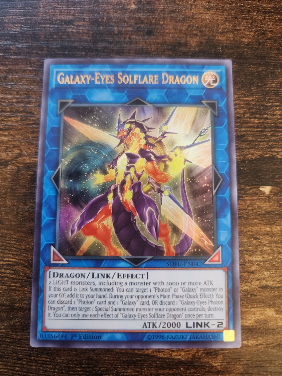 GalaxyEyes Solflare Dragon / SOFUEN042 / 1st Edition / Near mint / Ultra Rare eBay