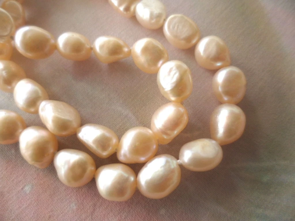 Chanel Costume Pearl Long Cc Necklace