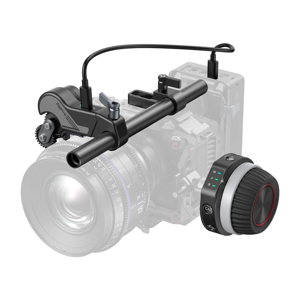 Kit de enfoque de seguimiento inalámbrico SmallRig (Lite) con controlador de volante 4296 Foto 2 de 4