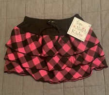Girls Top Notch Kids Pink and Black Skirt, Size 3T