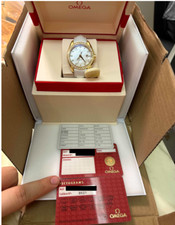 ✅ OMEGA Seamaster Aqua Terra Gold / Diamond - 231.58.34.20.55.001 w/Authentic