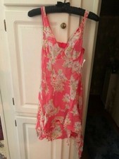 Fredericks of Hollywood Sheer Gown / Size Med / NWT / Guava in Color