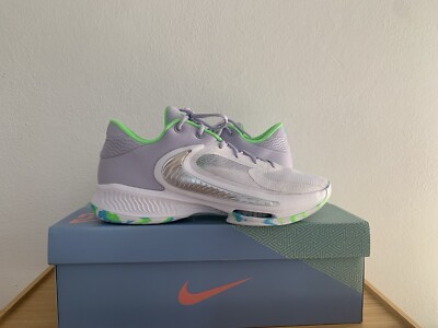 Basketballschuhe | Nike Zoom Freak 4 | White/Oxygen Purple-Black | Grösse 45