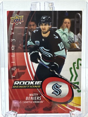 2022-23 Upper Deck Trilogy ROOKIE #RR-38 Matty Beniers Rookie Renditions #d /799