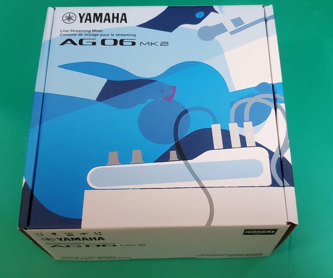 YAMAHA AG06MK2B 6ch Live Streaming Mixer USB Audio Interface YAMAHA AG06MK2B 6ch Live Streaming Mixer USB Audio Interface