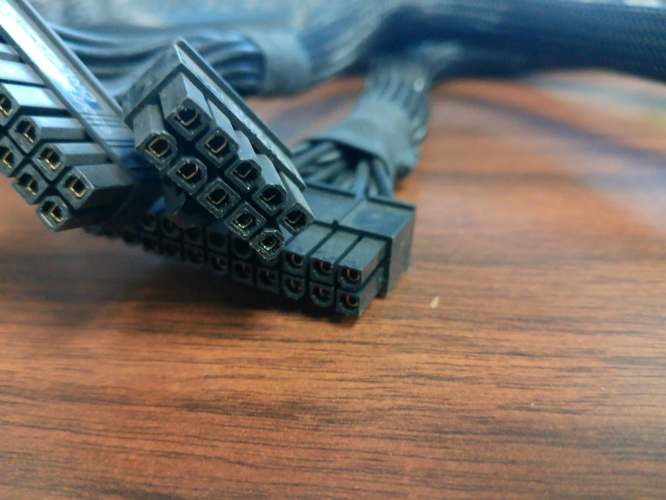 24pin Corsair Cable for AX650 AX750 AX850 or AX860 AX760  Black to 18pin & 10pin - Image 4 of 4