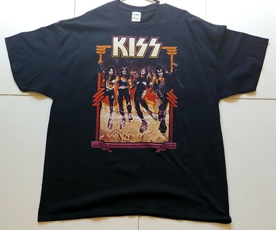 KISS T-Shirt Destroyer Alive Costumes Album Artwork 2XL UNWORN
