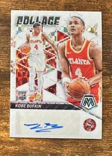 2023-24 Panini Mosaic Collage Auto Mosaic White #31 Kobe Bufkin /25 RC #X11116