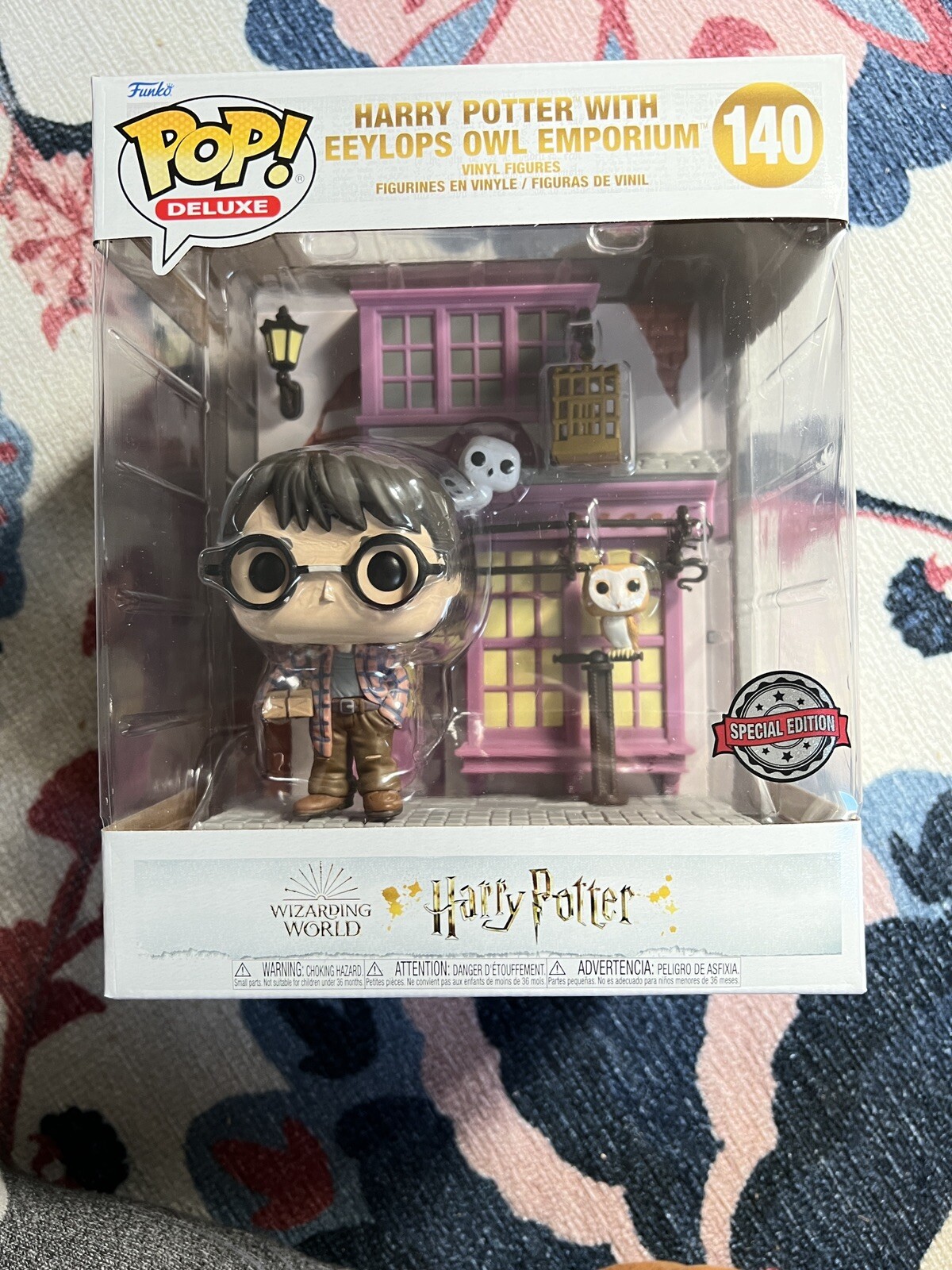 Funko Pop Deluxe #140 Harry Potter Diagon Alley Eeylops Owl Emporium Brand New