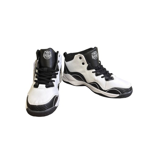 Voiv Casual Walking Work Sneakers Men Shoes Basketball Shoes (White Black,9)