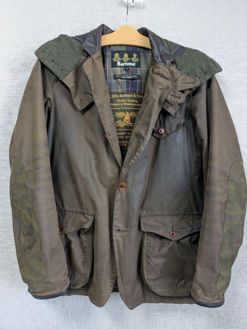 ジャケット・アウター Barbour tokito beacon sports jacket M Barbour x TOKITO Beacon Sports Waxed Cotton Jacket Olive