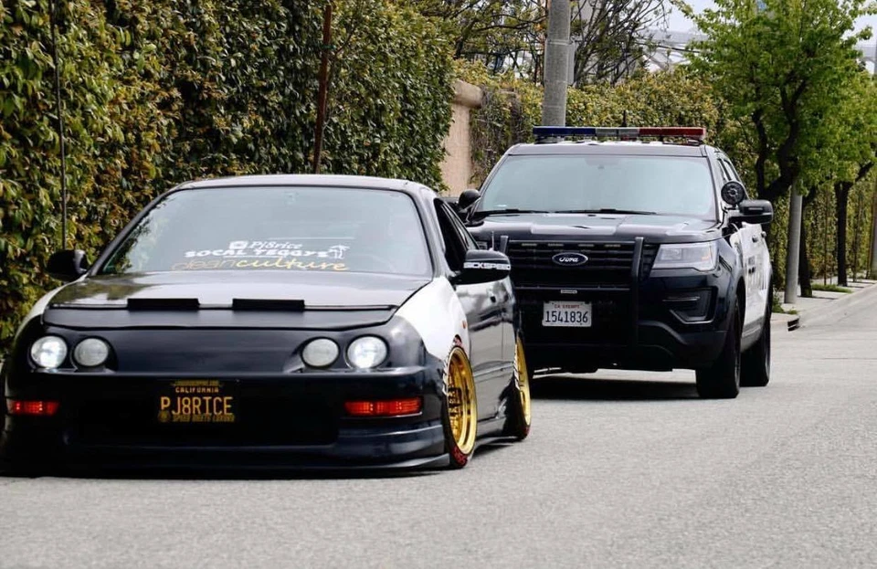 Sujetador máscara capó coche se adapta a Honda Acura Integra 94 95 96 97 98 99 00 01 Foto 4 de 4