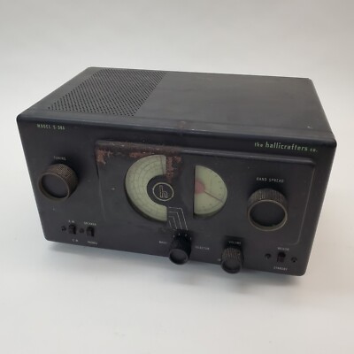 Vintage Hallicrafters S-38A Ham Shortwave Communications Receiver